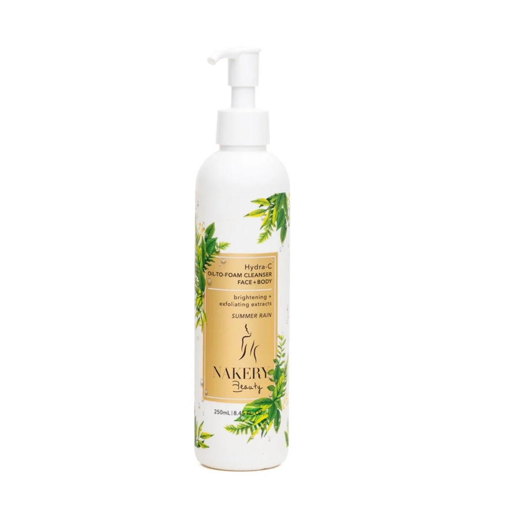 NAKERY Beauty Hydra-C Oil to Foam Cleanser Face & Body - Summer Rain Scent